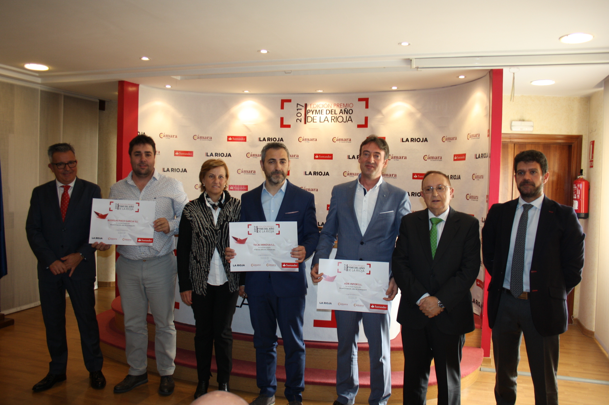 La empresa TECAI INNOVA, Premio Pyme del Año de La Rioja