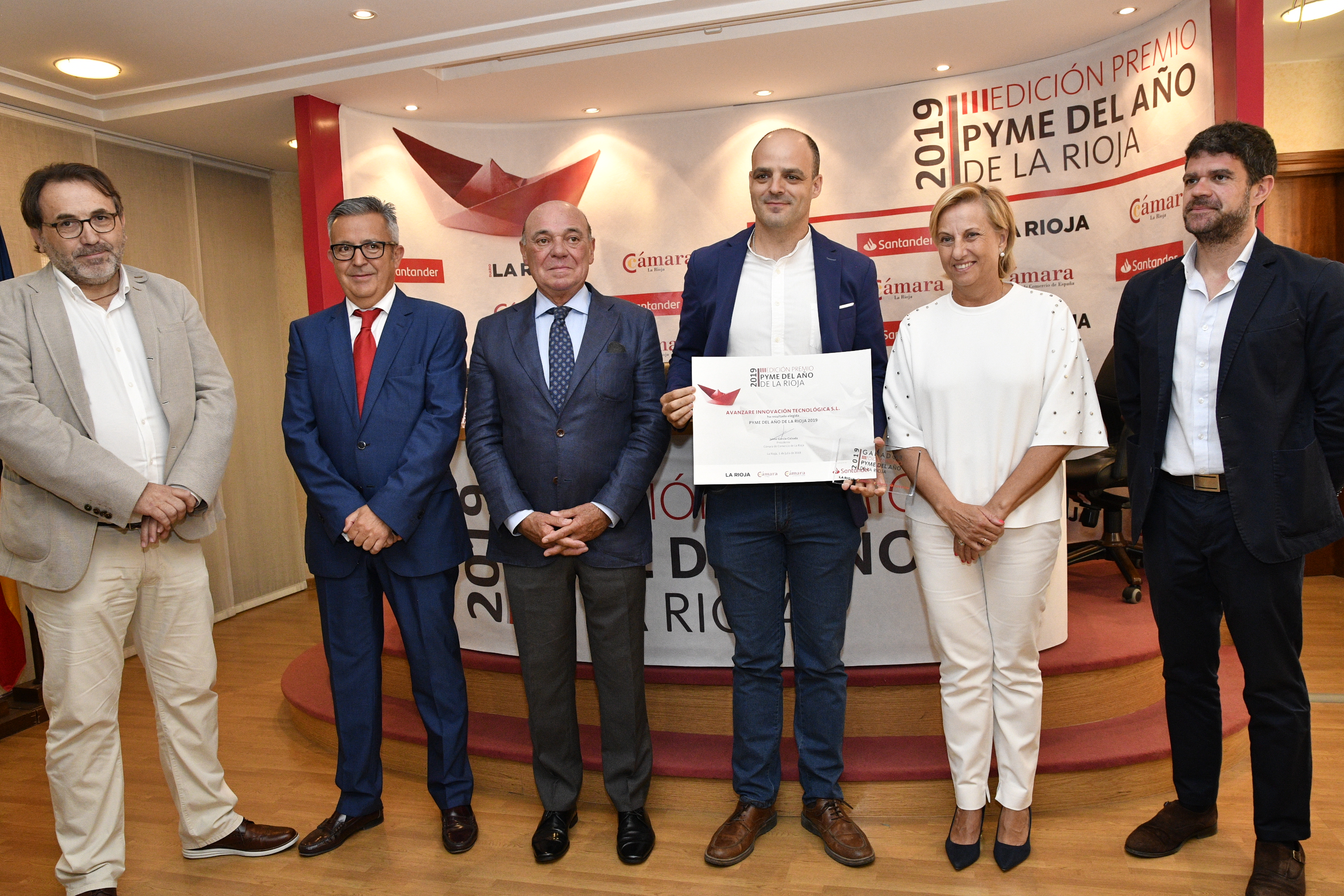 La empresa Avanzare Innovación Tecnológica, Premio Pyme del Año de La Rioja 2019