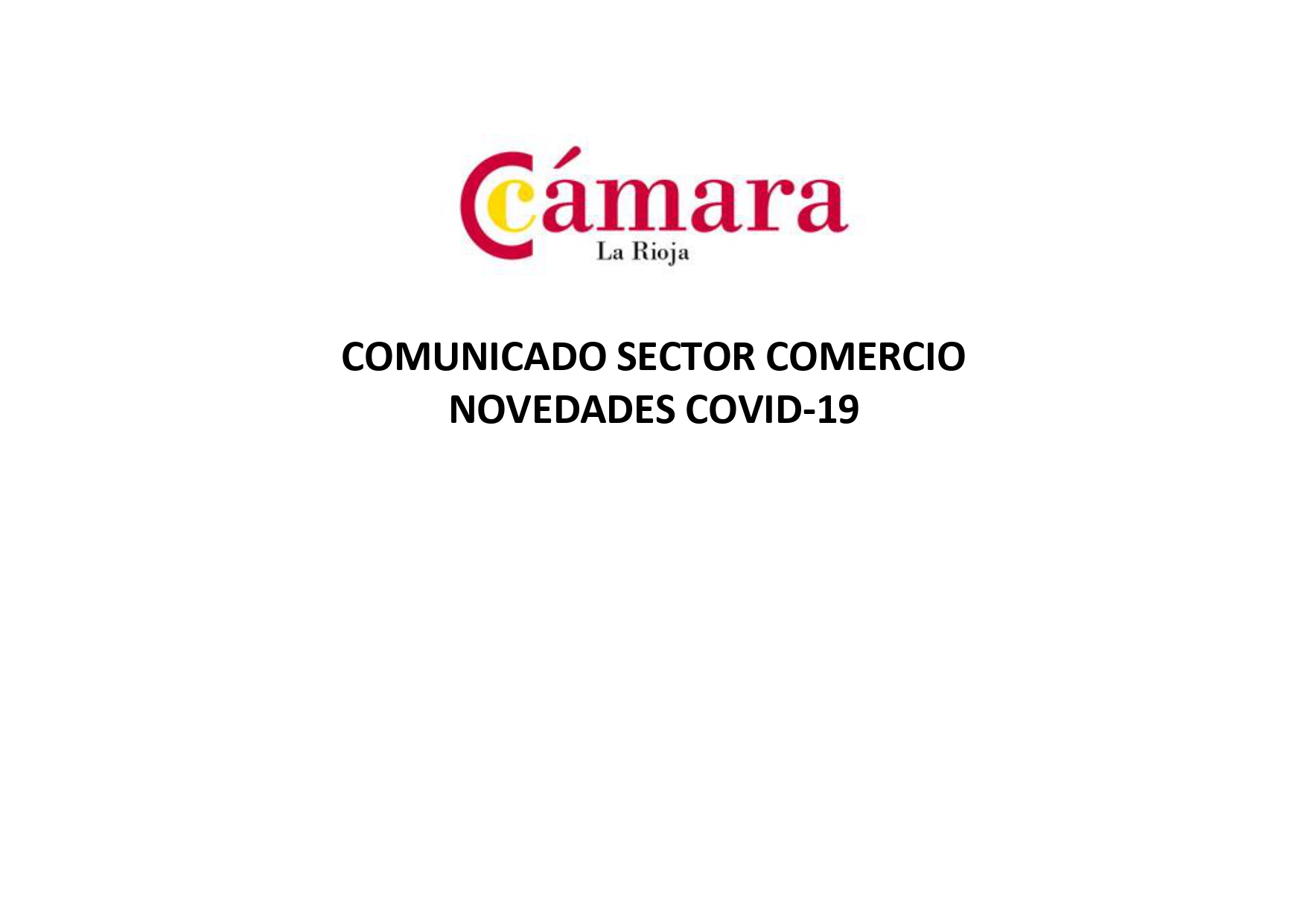 Sector Comercio normativa COVID19