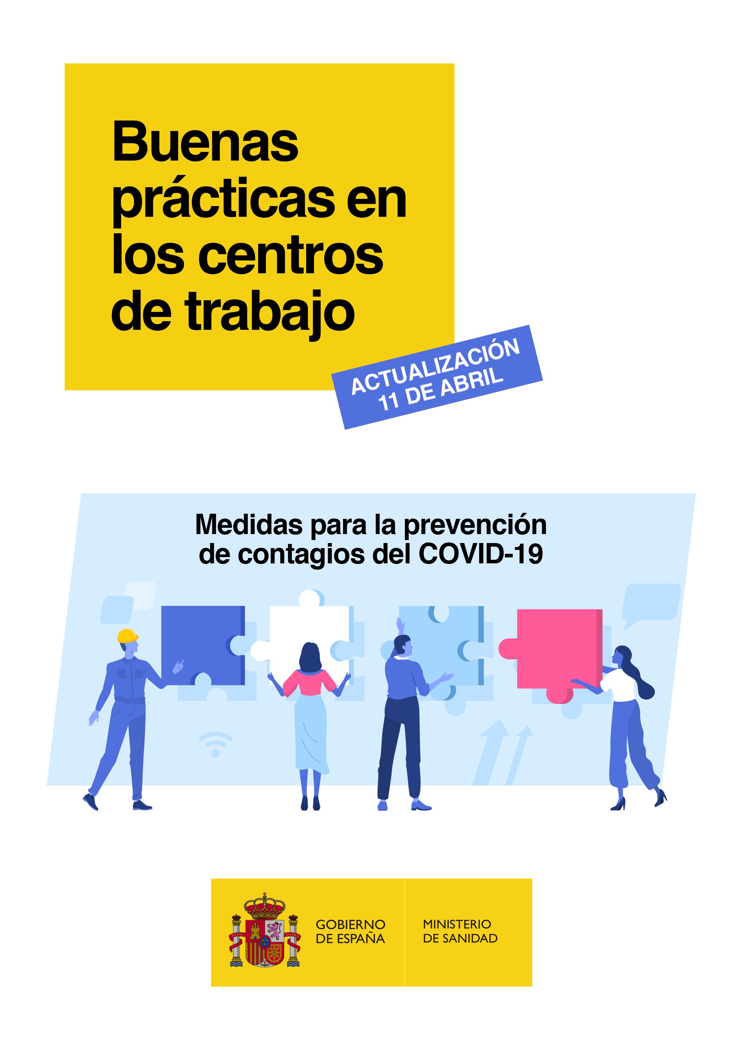 Guía de buenas prácticas para prevenir contagios por COVID19 en el centro de trabajo